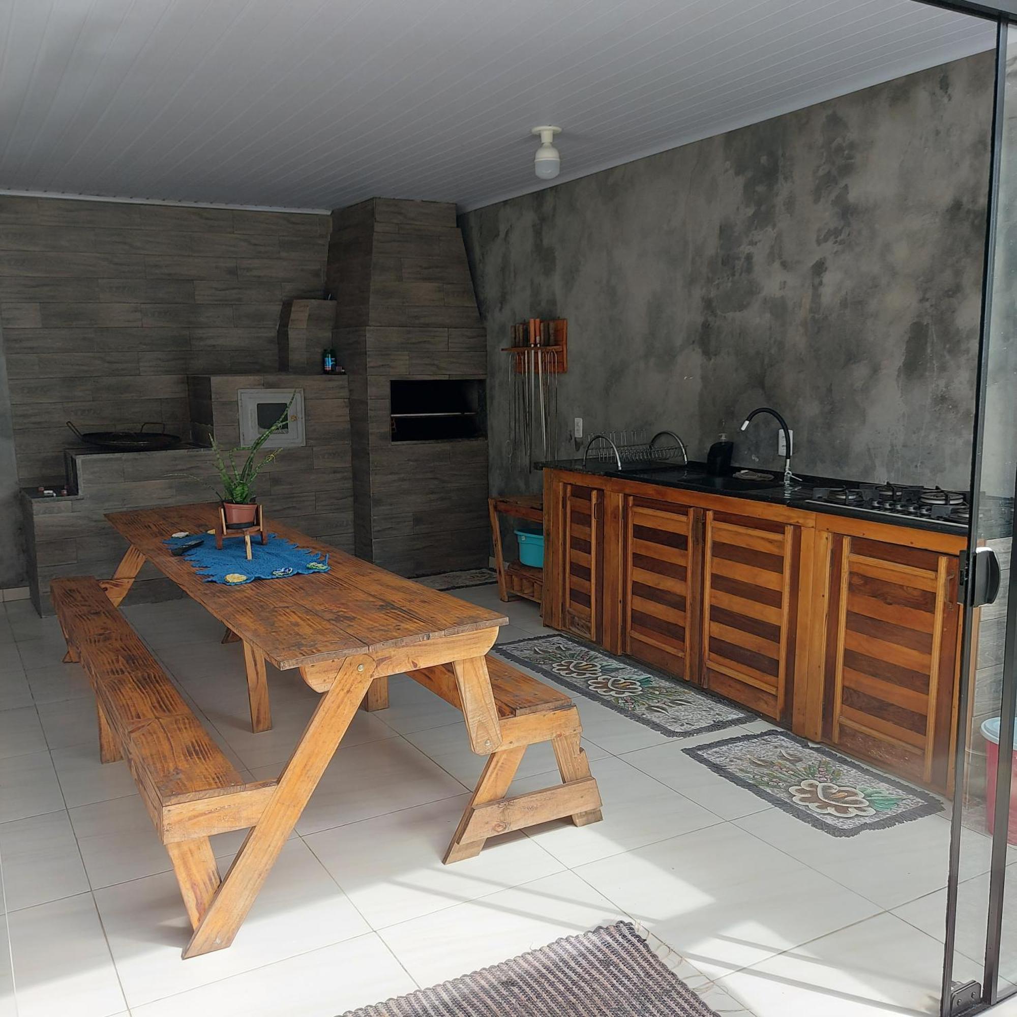 فيلا Casa Jardim Balneario Gaivota المظهر الخارجي الصورة